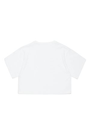 tshirt in cotone bianco MAISON MARGIELA KIDS | M60672MM04IM6102